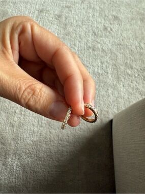 Ring Concierge 14K Yellow Mini Hoop Earrings